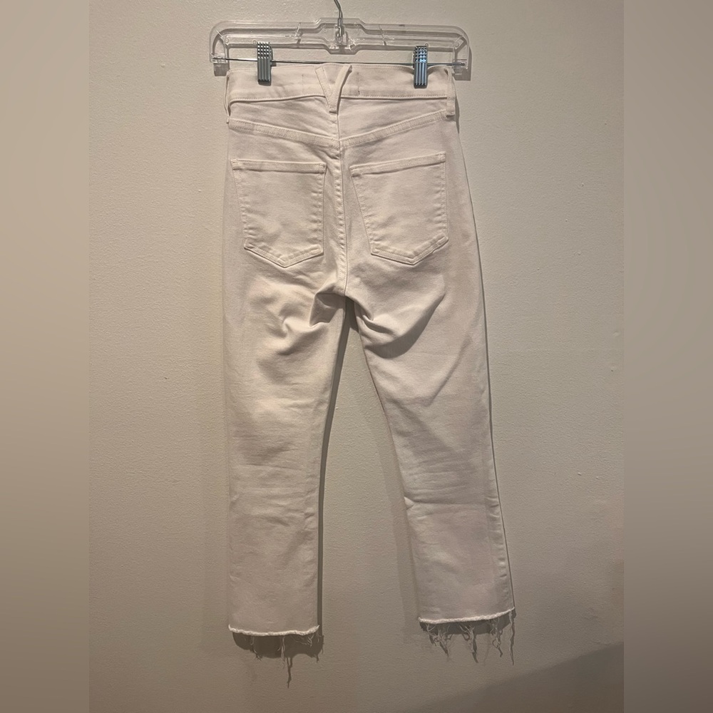 Veronica Beard CARLY KICK FLARE HIGH RISE, White - 24 - Picture 5 of 6